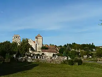 Gezicht op Liorac-sur-Louyre
