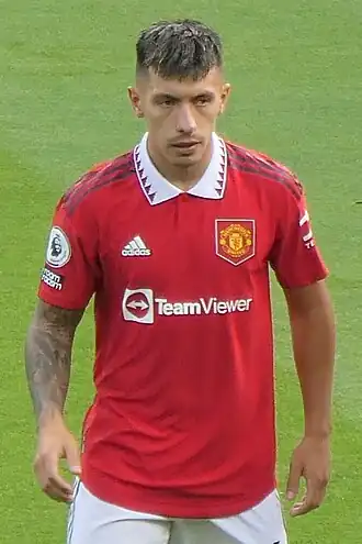 Martínez in 2022 als speler van Manchester United