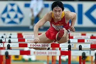 Tijdens de WK indoor 2010, Doha