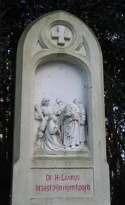 Tafereel uit het leven van Livinus, kerk van Elverdinge