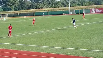 Het trainingscomplex in Stanišići