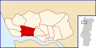 Kaart van Lordelo do Ouro