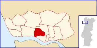 Kaart van Massarelos