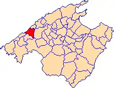 Kaart van Valldemossa