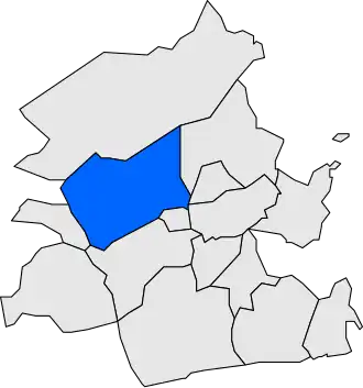 Kaart van La Bisbal del Penedès