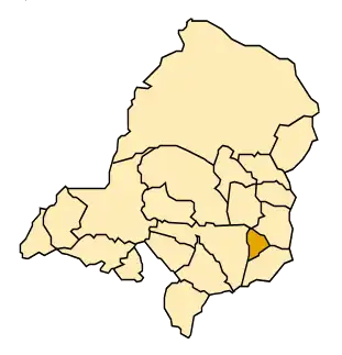 Kaart van La Cañada de Verich