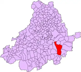 Kaart van El Barraco