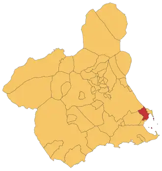 Kaart van San Javier