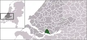 Kaart van Cromstrijen