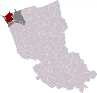 Kaart van Grevelingen