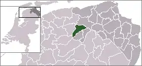 Kaart van Grootegast