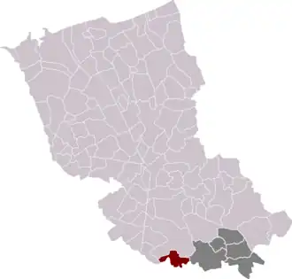 Kaart van Haverskerke