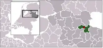 Kaart van Vroomshoop