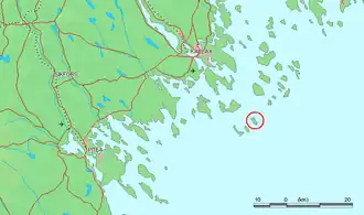 Kaart van Norr-Äspen