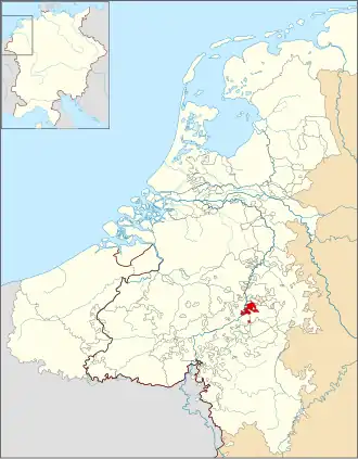 Het graafschap Dalhem omstreeks 1350