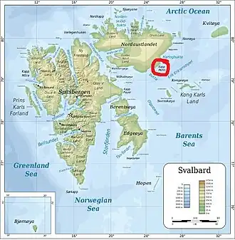 Locatie van Kapp Mohn