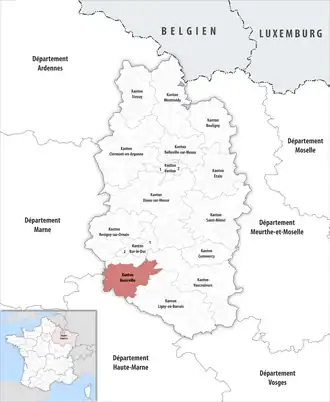 Locatie van het kanton