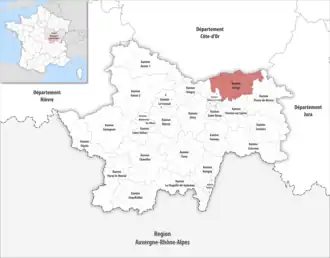 Locatie van het kanton