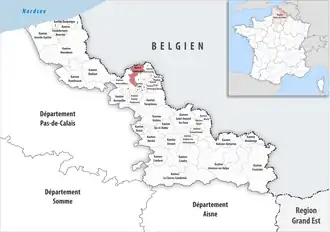 Locatie van het kanton