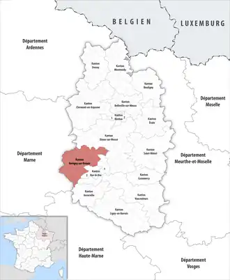 Locatie van het kanton