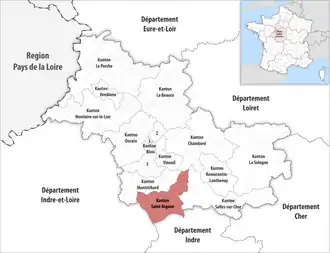 Locatie van het kanton