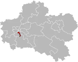 Locatie van het kanton