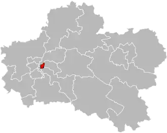 Locatie van het kanton