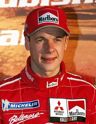 Loix als Mitsubishi-fabrieksrijder in 2000