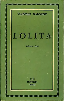 Omslag eerste editie 1955, Olympia Press