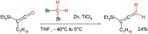 Lombardo reagent reaction