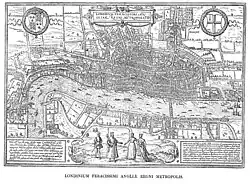 Hoefnagels kaart van Londen, 1572