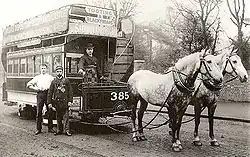 Paardentram in Londen