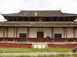 Het oude lyceumgebouw in Longchuan