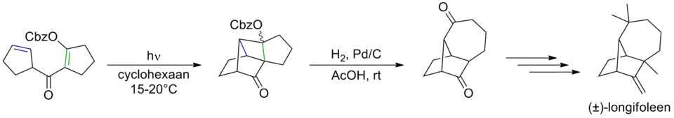 Synthese van longifoleen door Wolfgang Oppolzer