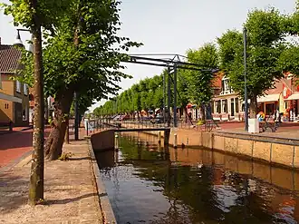 Ophaalbrug over de Luts in Balk