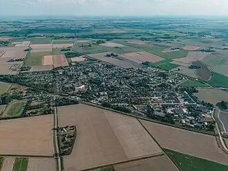 Loppersum vanuit de lucht