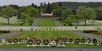 Overzicht van de graven.