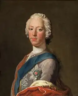 Portret van Karel Eduard Stuart, in 1745 in Edinburgh geschilderd
