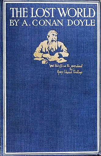 Cover van de eerste editie van The Lost World