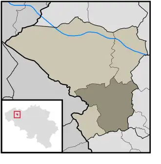 Kaart van Lotenhulle