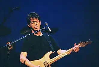 Lou Reed tijdens een concert in 2004