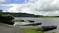 Publieksvoorziening en haven aan Lough Inchiquin