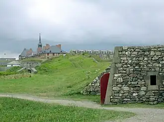 Het heropgebouwde Forteresse de Louisbourg