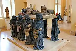 Pleuranten aan het graf van Philippe Pot (ca. 1428-1494)