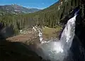 Krimmler waterval  in Krimml