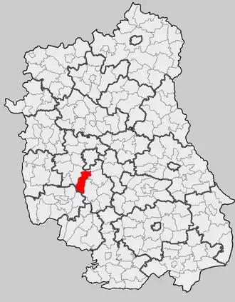 Ligging in het woiwodschap