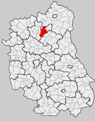 Ligging in het woiwodschap