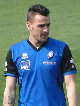 Cigarini in 2012 als speler  van Atalanta Bergamo