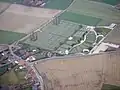 Tyne Cot vanuit de lucht