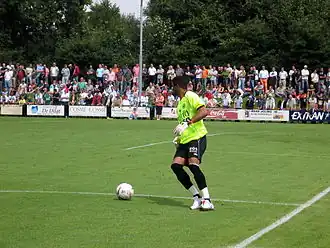 Luciano Da Silva tijdens de wedstrijd FC Groningen - Sheffield Wednesday FC